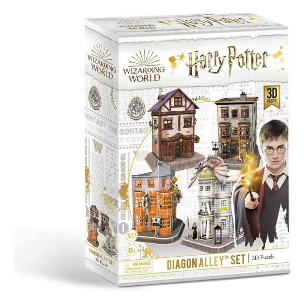 Puzzle 3D Callejón Diagon Set Harry Potter (273 piezas) - Collector4u.com