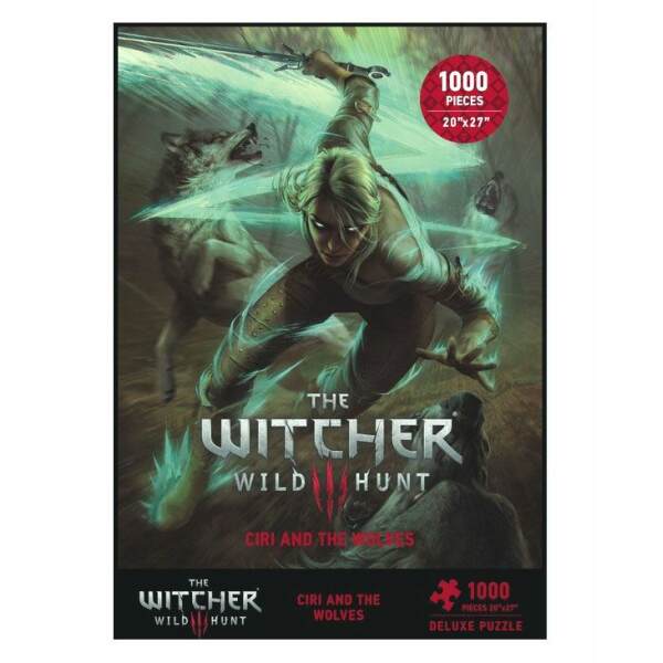 Puzzle Ciri and the Wolves Witcher 3 Wild Hunt Dark Horse - Collector4U.com