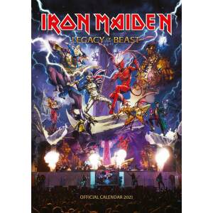 Iron Maiden Calendario A3 2021 *INGLÉS* - Collector4u.com