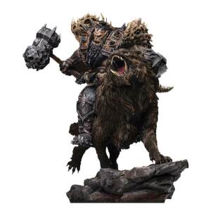 Warcraft: The Beginning Estatua 1/9 Blackhand Riding Wolf (Standard Version) 40 cm - Collector4U.com
