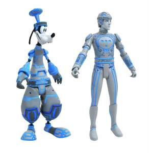 Kingdom Hearts Select Pack de 2 Figuras Goofy & Tron 18 cm - Collector4U.com