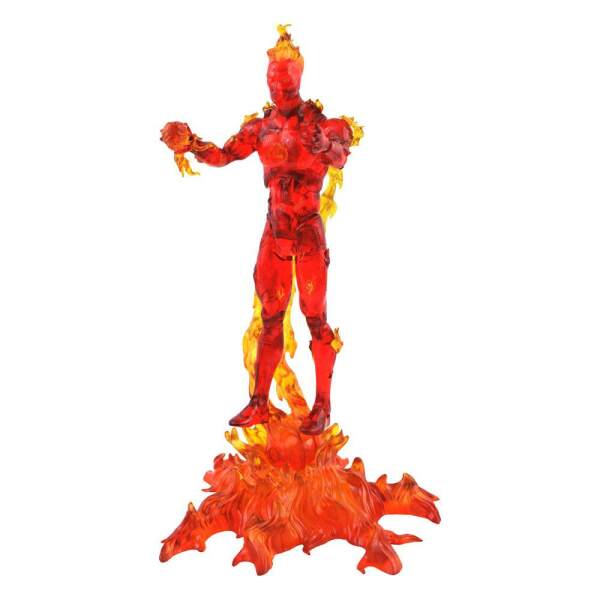 Figura Human Torch Marvel Select 18 cm Diamond Select - Collector4U.com