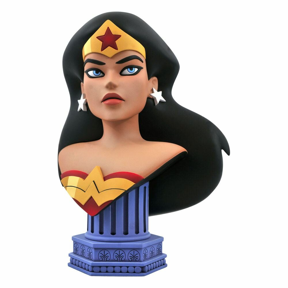 Busto Wonder Woman Justice League Animated Legends in 3D 1/2 25 cm - Collector4u.com