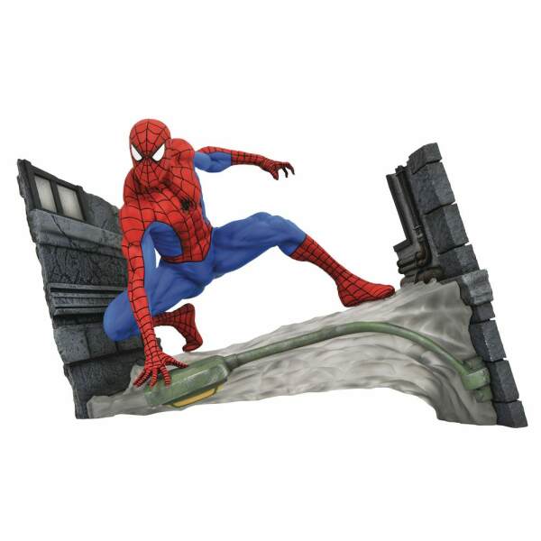 Estatua Spider-Man Webbing Marvel Comic Gallery 18 cm Diamond Select - Collector4U.com