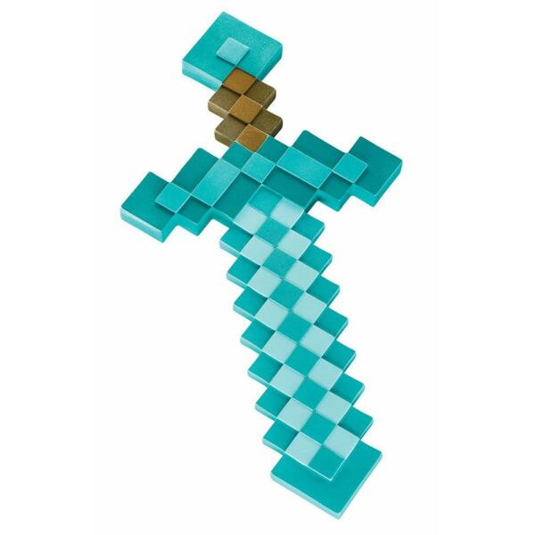 Réplica Plástico Diamond Sword Minecraft 51 cm