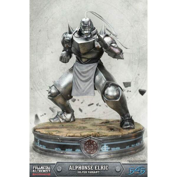 Fullmetal Alchemist Brotherhood Estatua Alphonse Elric Silver Variant 55 cm - Collector4u.com