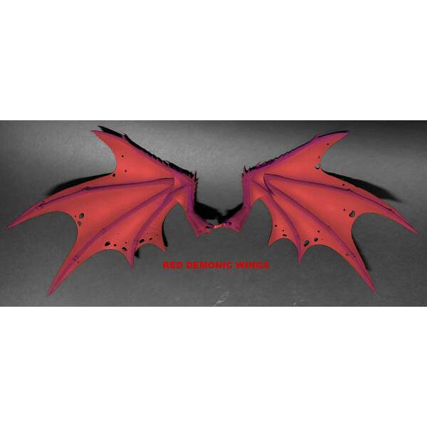 Mythic Legions: Arethyr Accesorios para Figuras Red Demonic Wings - Collector4U.com