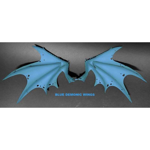 Mythic Legions: Arethyr Accesorios para Figuras Blue Demonic Wings - Collector4U.com