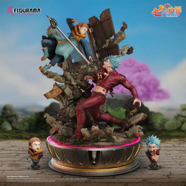 Diorama Ban vs King Elite Fandom Seven Deadly Sins 1/6 54 cm Figurama Collectors - Collector4U.com
