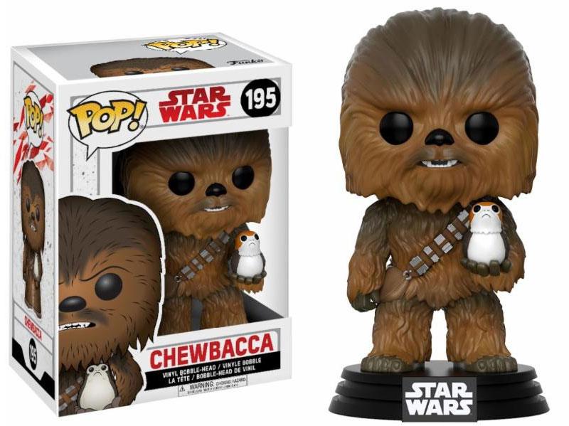 Funko Cabezón Chewbacca & Porg Star Wars Episode VIII POP! Vinyl 9 cm - Collector4U.com