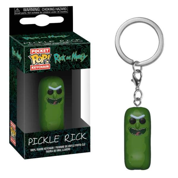 Llavero Pocket POP! Vinyl Pickle Rick  Rick y Morty 4 cm - Collector4U.com