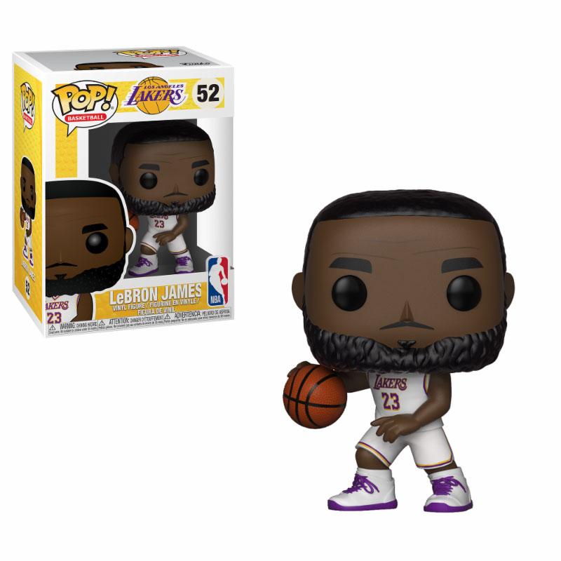 Funko LeBron James White Uniform NBA POP! Sports Vinyl Figura (Lakers) 9 cm - Collector4U.com