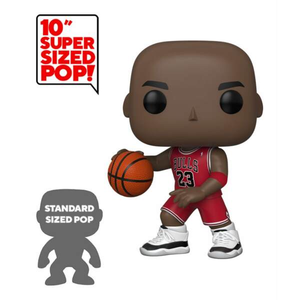NBA Figura Super Sized POP! Vinyl Michael Jordan (Red Jersey) 25 cm - Collector4U.com