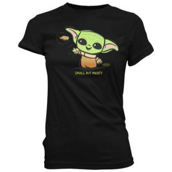 Camiseta Chica Cute Child Force Star Wars The Mandalorian Loose POP! Tees talla L - Collector4U.com