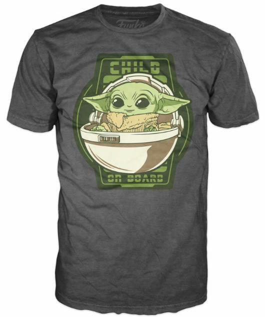 Star Wars The Mandalorian Loose POP! Tees Camiseta Child On Board talla L - Collector4u.com