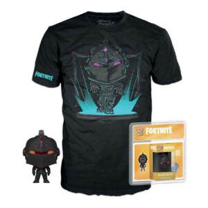 Fortnite Pocket POP! & Tee Set de Minifigura y Camiseta Black Knight   talla L - Collector4u.com