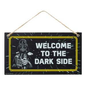 Placa de Madera Welcome To The Dark Side Star Wars Fathers Day - Collector4U.com