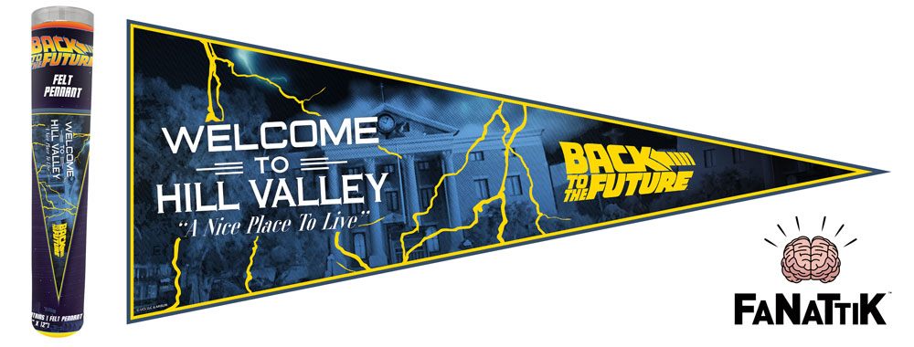 Pendón Welcome To Hill Valley Regreso al Futuro - Collector4U.com