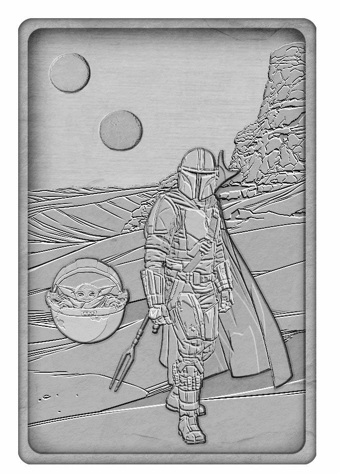 Lingote Iconic Scene Collection The Mandalorian Star Wars: The Mandalorian Limited Edition - Collector4u.com