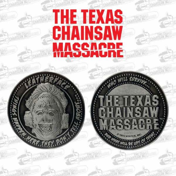 La Matanza de Texas Moneda Leatherface Limited Edition - Collector4U.com