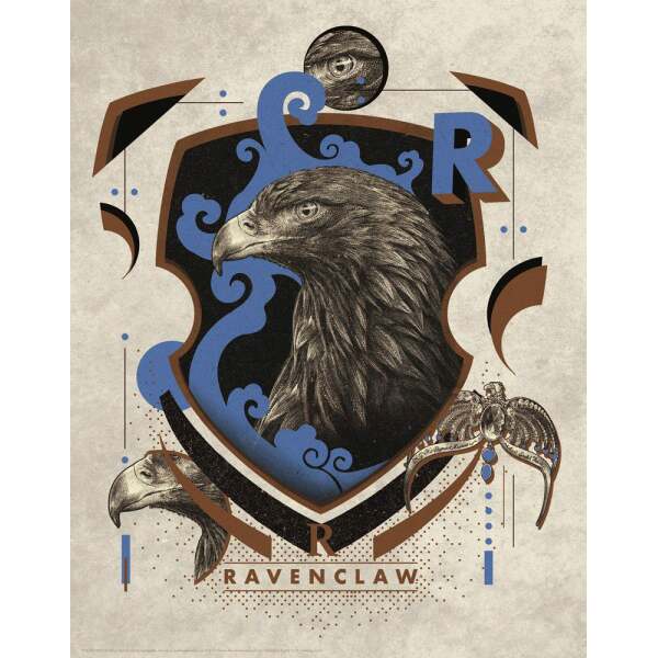 Litografia Ravenclaw Harry Potter 36 x 28 cm - Collector4u.com