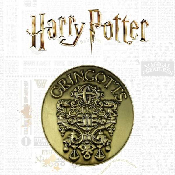 Medallón Gringotts Crest Harry Potter Limited Edition - Collector4u.com