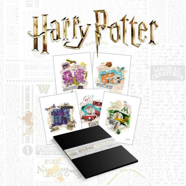 Set de 10 Litografias Harry Potter 36 x 28 cm - Collector4u.com