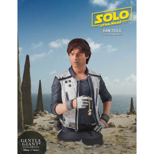 Busto 1/6 Han Solo Star Wars Solo(Corellia) 17 cm - Collector4U.com