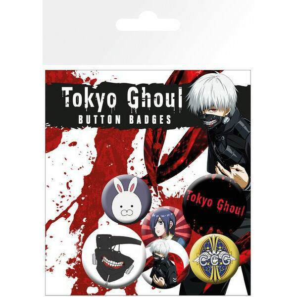 Tokyo Ghoul Pack 6 Chapas Mix - Collector4U.com