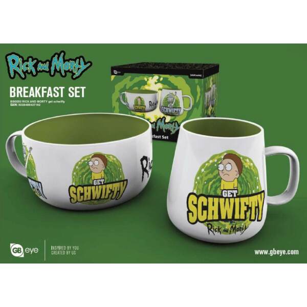 Rick y Morty Pack Desayuno Get Schwifty - Collector4U.com