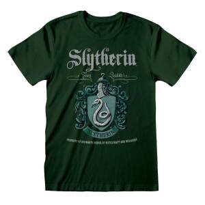 Camiseta Slytherin Green Crest Harry Potter talla L - Collector4u.com