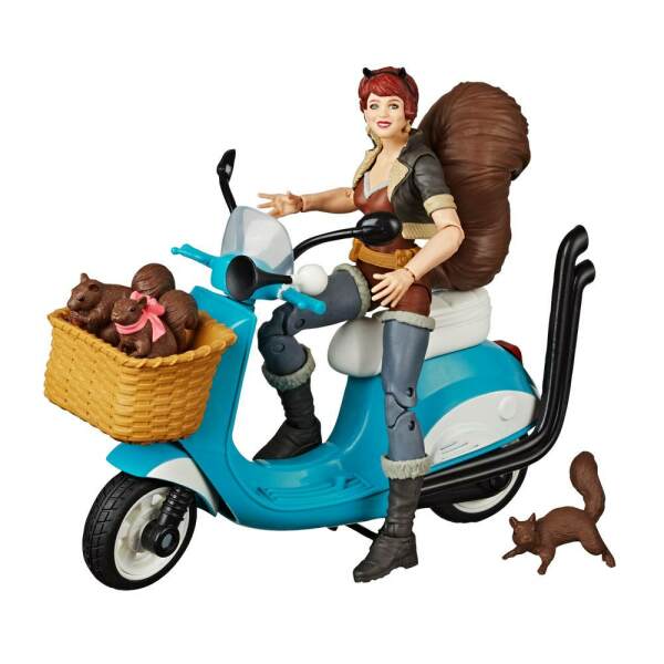 Figura con vehículo Squirrel Girl Marvel Legends Series 15 cm - Collector4U.com