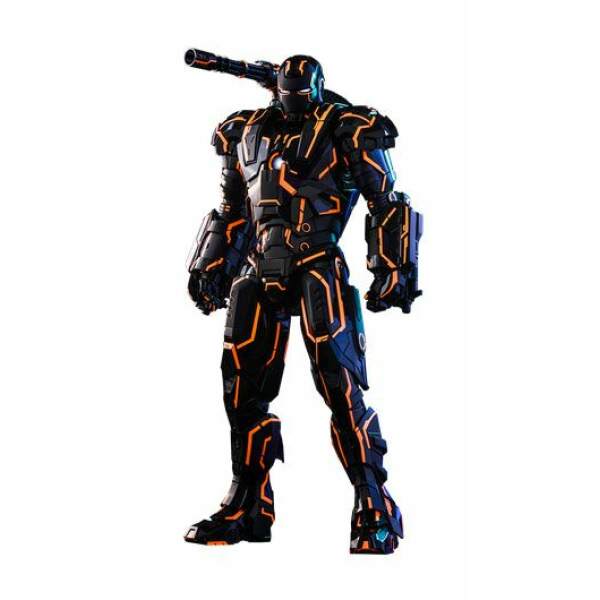 Figura Iron Man 2 Neon Tech War Machine, Movie Masterpiece, Hot Toys Exclusive - Collector4u.com