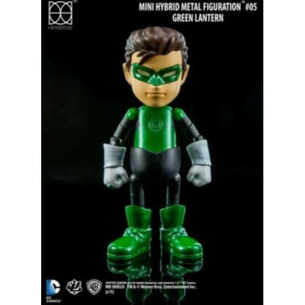 Mini Figura Hybrid Metal Green Lantern Justice League 9 cm - Collector4U.com