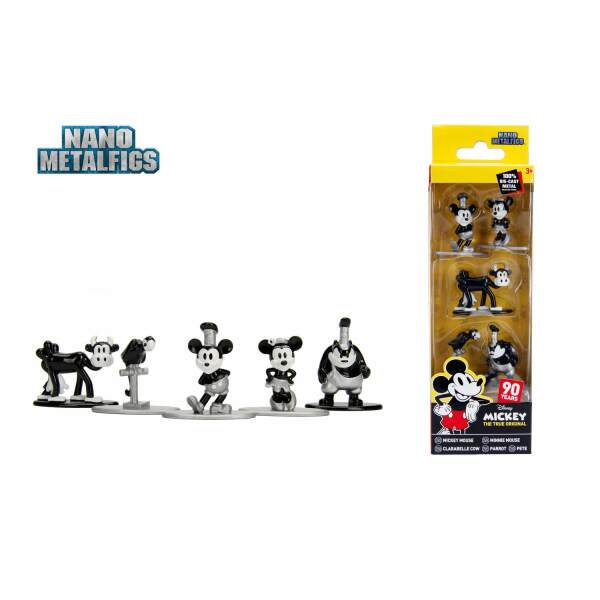 Figuras Nano Metalfigs Diecast Mickey’s 90th Disney Pack de 5 4 cm - Collector4u.com