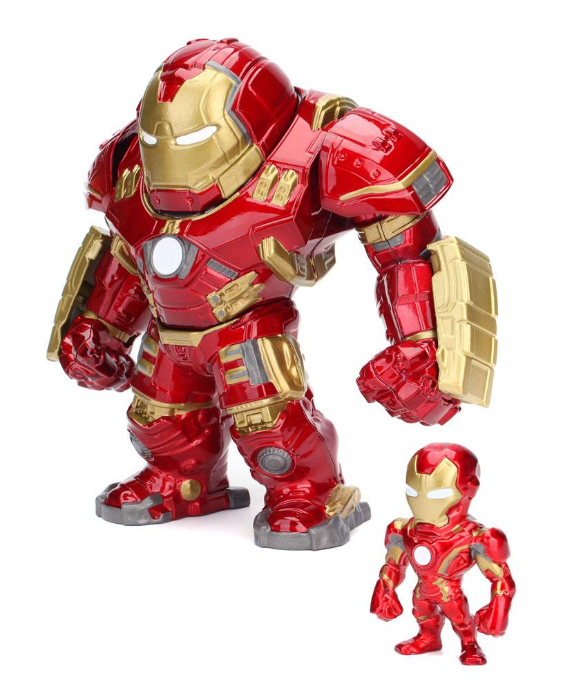 Figuras Metals Die Cast Hulkbuster & Iron Man Vengadores La Era de Ultrón 15 cm