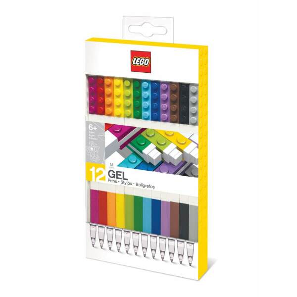 LEGO Pack de 12 Bolígrafos de gel Bricks - Collector4U.com