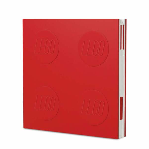 LEGO Cuaderno con bolígrafo Rojo - Collector4U.com