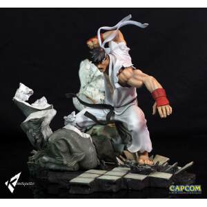 Diorama Ryu Street Fighter Battle of the Brothers 1/6 45 cm Kinetiquettes - Collector4U.com