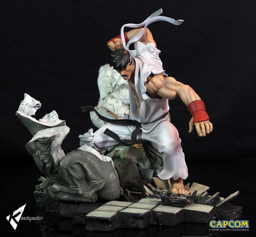Diorama Ryu Street Fighter Battle of the Brothers 1/6 45 cm Kinetiquettes - Collector4u.com