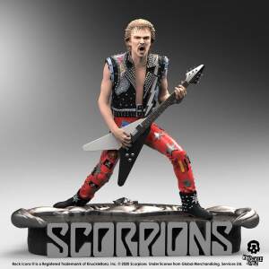 Scorpions Estatua Rock Iconz Rudolf Schenker Limited Edition 22 cm - Collector4U.com