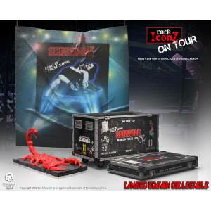 Scorpions Estatua Rock Ikonz On Tour Road Case & Telón de fondo del escenario World Tour 1984 - Collector4U.com