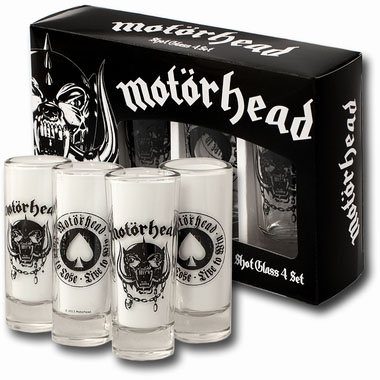 Pack de 4 Vasos de Chupitos Motörhead - Collector4U.com