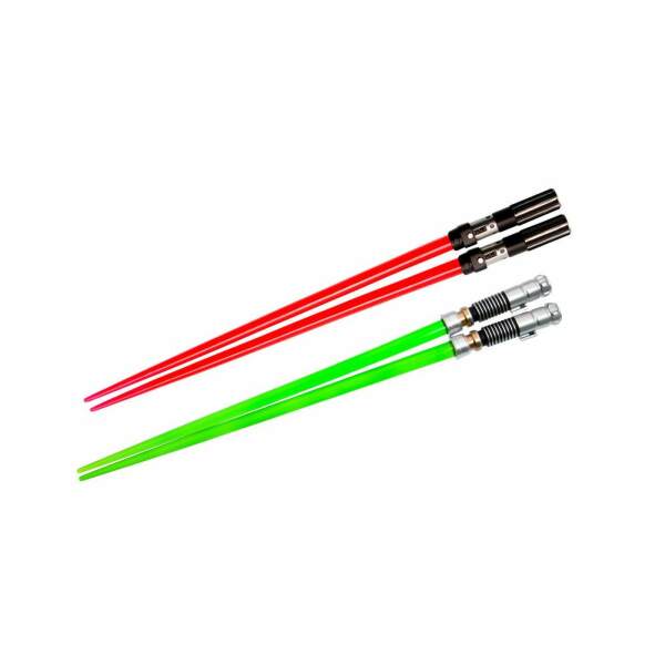 Palillos sable laser Darth Vader & Luke Skywalker Star Wars Pack de 2 - Collector4U.com