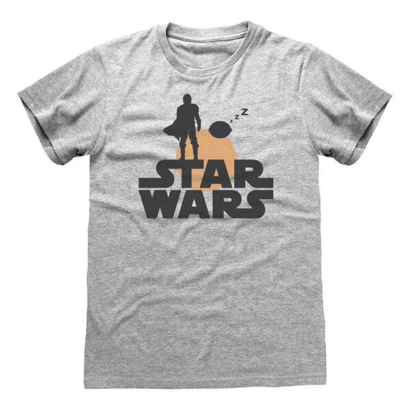 Camiseta Silhouette Star Wars The Mandalorian talla L - Collector4U.com