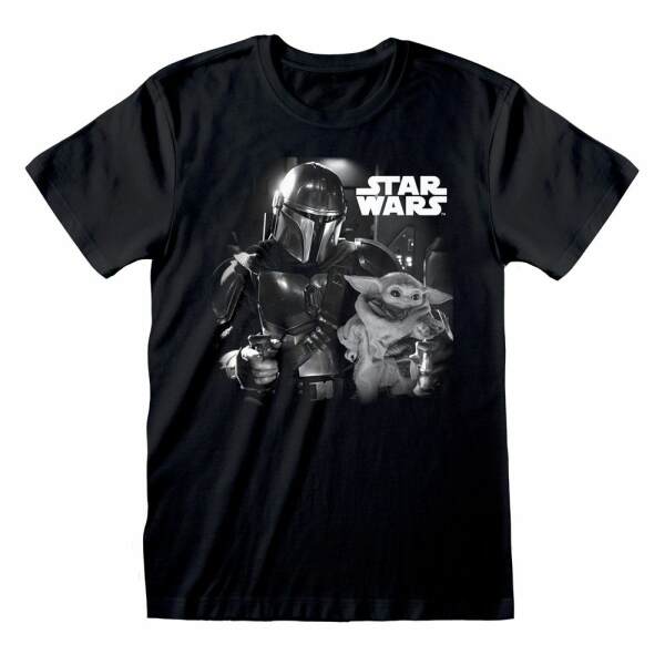 Camiseta BW Photo Star Wars The Mandalorian talla M - Collector4U.com