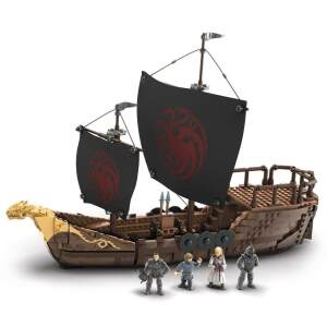 Kit de Construcción Mega Construx Black Series Targaryen Warship Juego de Tronos - Collector4U.com