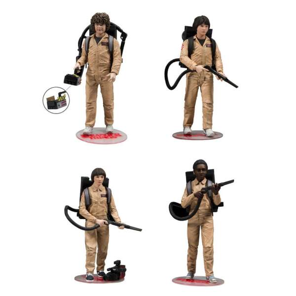 Pack de 4 Figuras Ghostbusters Stranger Things 15cm McFarlane Toys - Collector4U.com