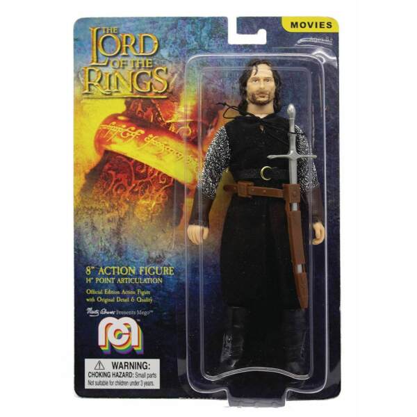 Figura Aragorn El Señor de los Anillos 20 cm Mego - Collector4u.com