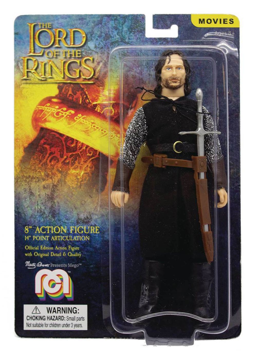 Figura Aragorn El Señor de los Anillos 20 cm Mego - Collector4u.com